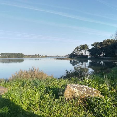 Villa Maison de pêcheur vue golfe à Le Hézo Extérieur photo